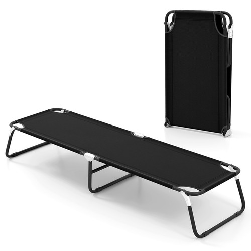 Folding camping bed - folding,