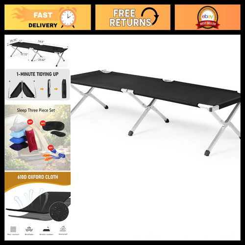 Portable folding camping cot - portable,