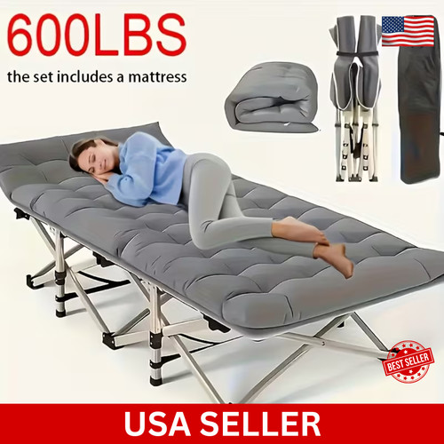 Folding camping cot - folding,