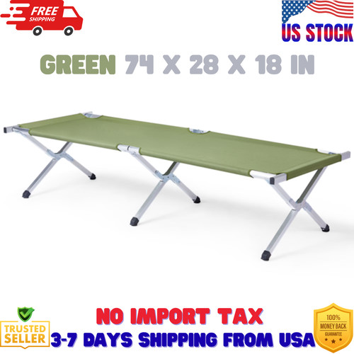 Single folding camping cot for - single,